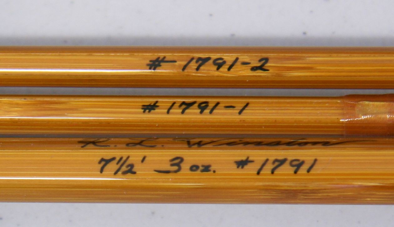 Winston Fly Rods Serial Number Location